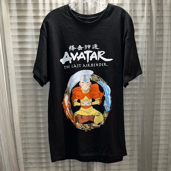 AVATAR The Last Airbender Men’s Anime Short Sleeve T-shirt. Sz L. - Picture 1 of 4